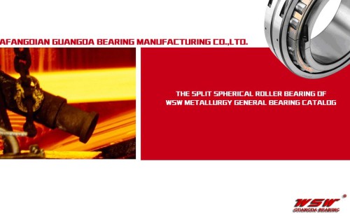 split spherical roller bearing